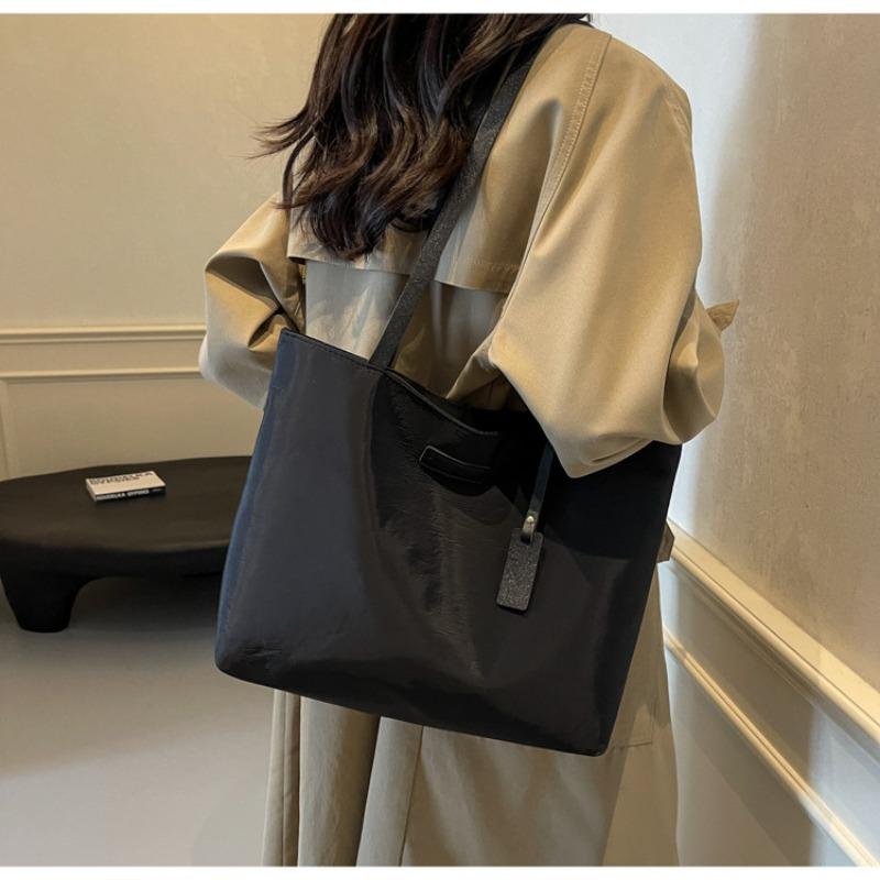 Women's New Nylon Casual Bag Large Capacity Work School Commuter Tote Bag Korean Minimalist Shoulder Bag