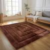 JEMA Gemma Kotatsu Extra Thick Heat 2 Tatami Nordic Solid Suitable for Living Brown Mat, Rug, Carpet, Storage, Insulated, Square, Mats, Non-Slip,
