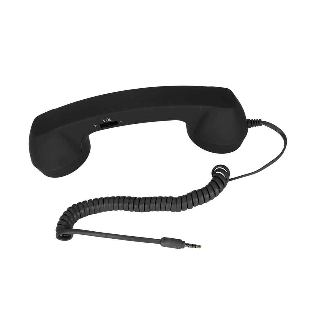 Cell Phone Handset USB C Radiation Proof Vintage Phone Handset with 3.5 Mm Socket for Smartphone