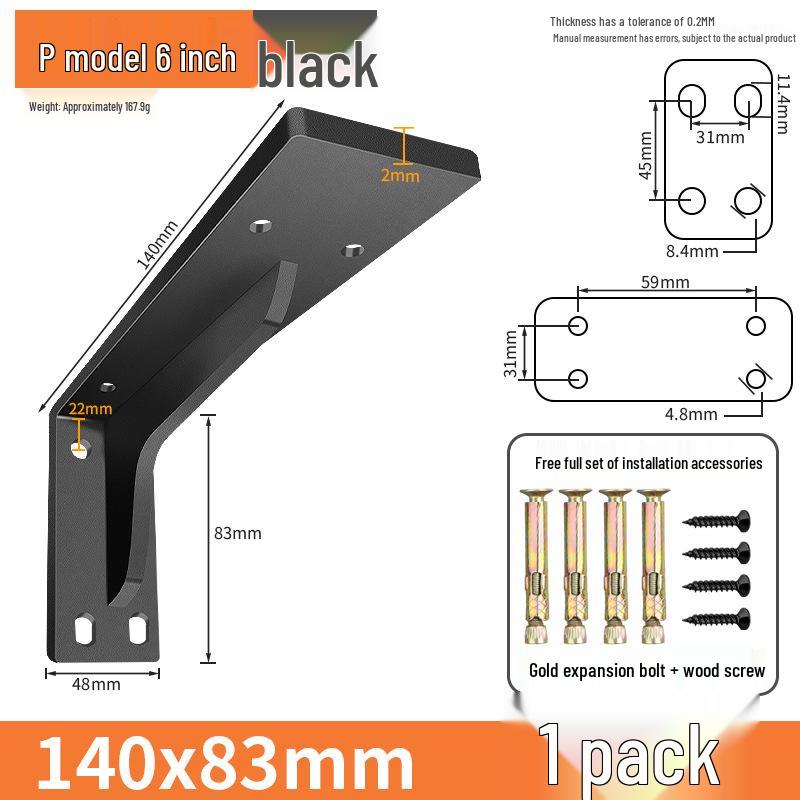 Staffa di Supporto Triangolare Robusta da Parete per Scrivania, Mobile TV e Scaffalature.