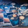 30Pcs/Pack Starry Sky Moon Phase Planet Night Scene Decoration Material Paper Perfect for Journal Scrapbooking DIY Supplies