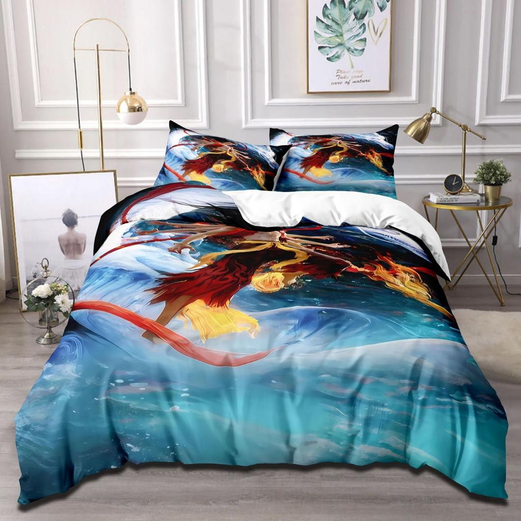 Cartoon Animation Movie Quilt Cover Three-Piece Bedspread