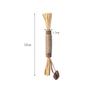 Cat Teething Stick with Raffia Grass & Gall Fruit, Tooth-Cleaning Hemp Rope, Bite-Resistant Cat Toy, Pet Supplies