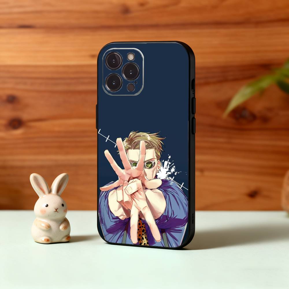Anime K-Kento N-Nanami Phone Case For iPhone17,16,15,14,13,12Plus,Pro Max,XS,5G Soft Silicone Black Cover
