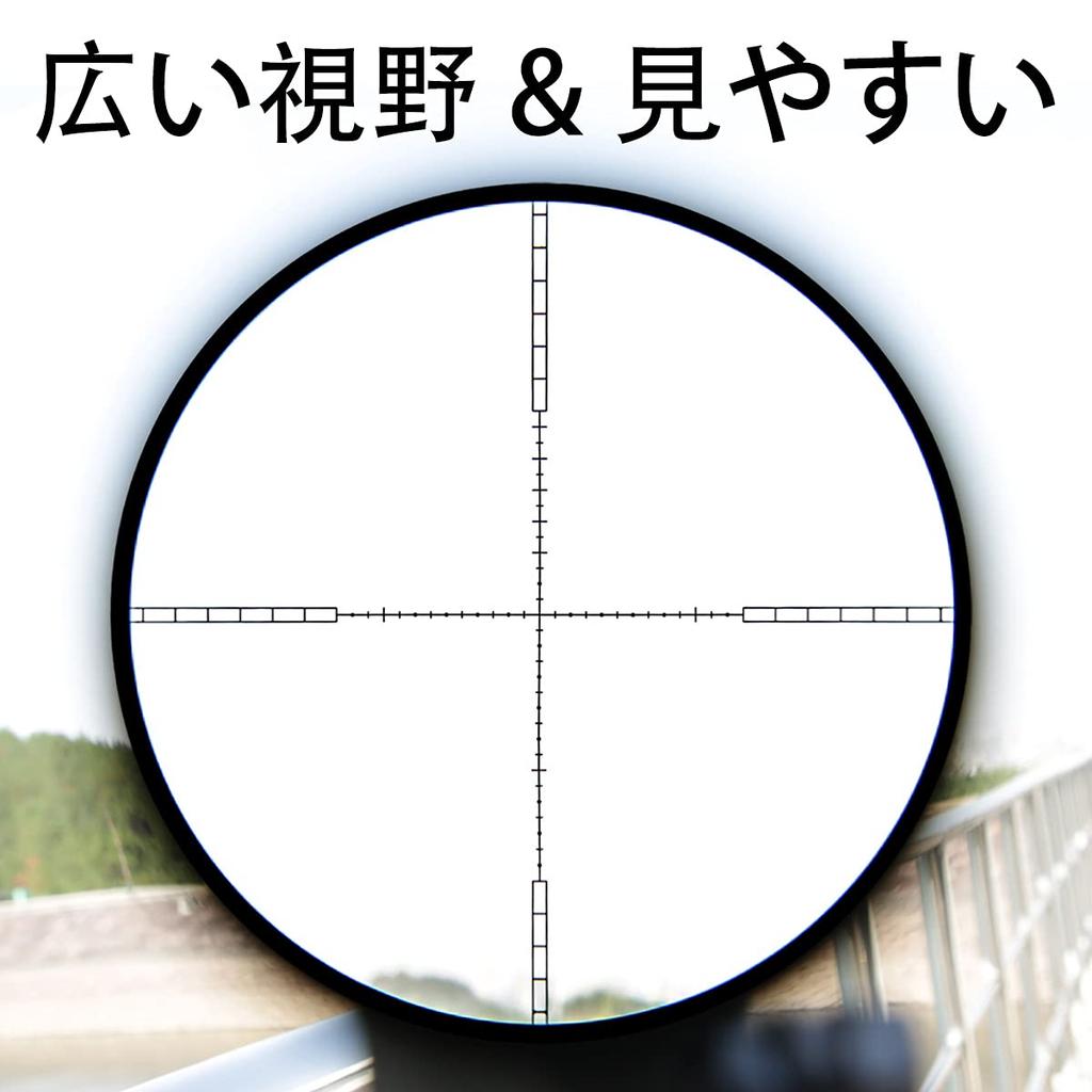 Variable Zoom Short Rifle Scope for Includes 20mm High Mount Ring T-EAGLE 1.5-5x20 Airsoft,
