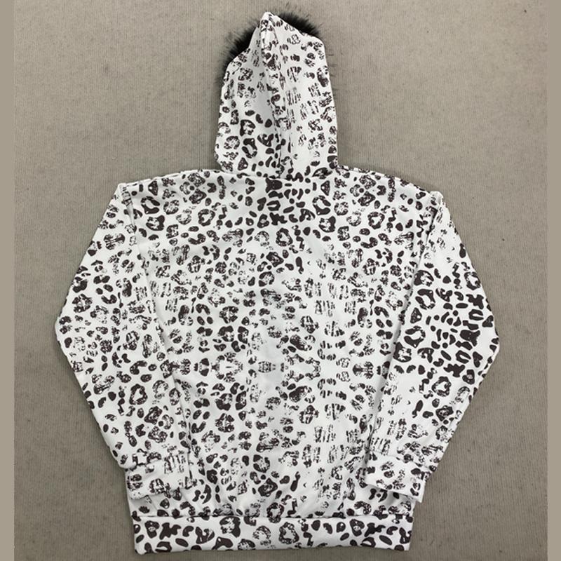 European and American Autumn and Winter Retro Y2k Men's and Women's Personalized Street Trend Printed Hooded Zipper Sweatshirt