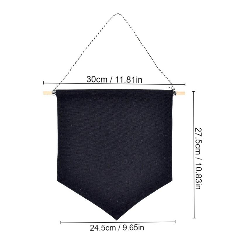 1Pc Large Pin Display Pennant Banner-Showcase Your Collection with This Versatile Blank Canvas Flag