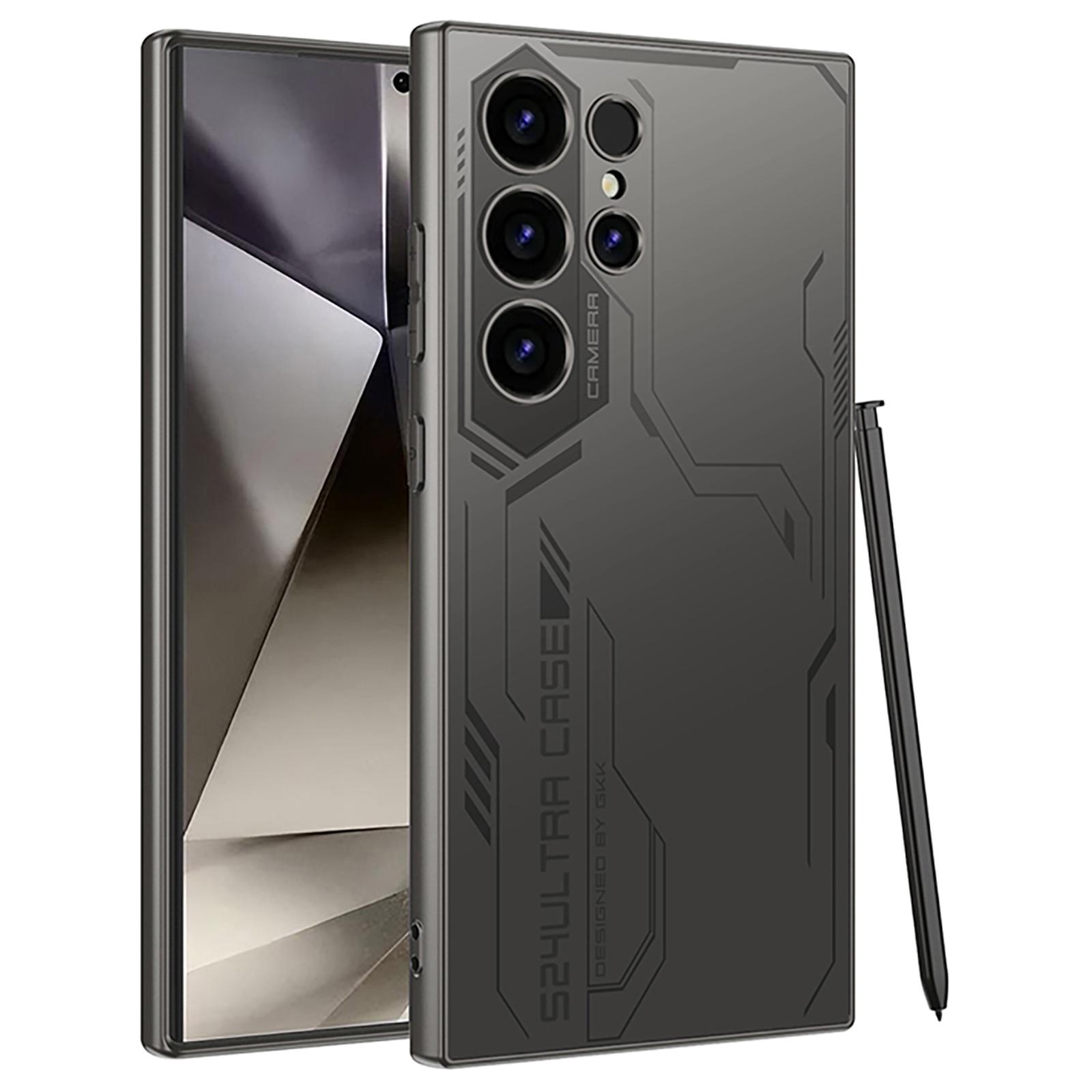 

GKK For Samsung Galaxy S24 Ultra Case Hard PC Skin-Touch AG Phone Cover Black