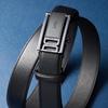 Black Twill EmboSSed Men S Cowhide Automatic Belt Dbbe5e834bk