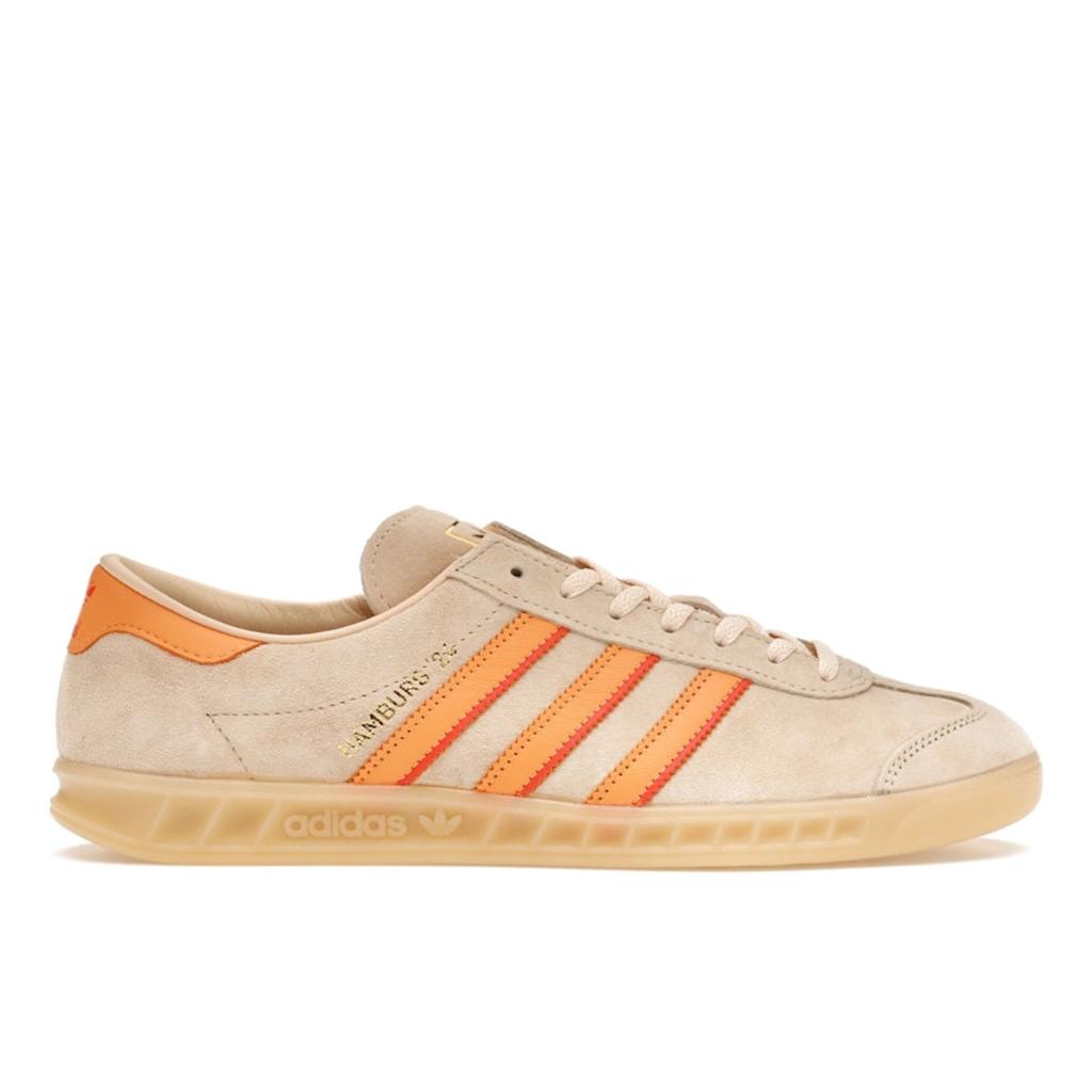 Adidas Hamburg 24 Crystal Sand Hazy Orange Unisex Sneakers Cream Collegiate-Orange IG2109