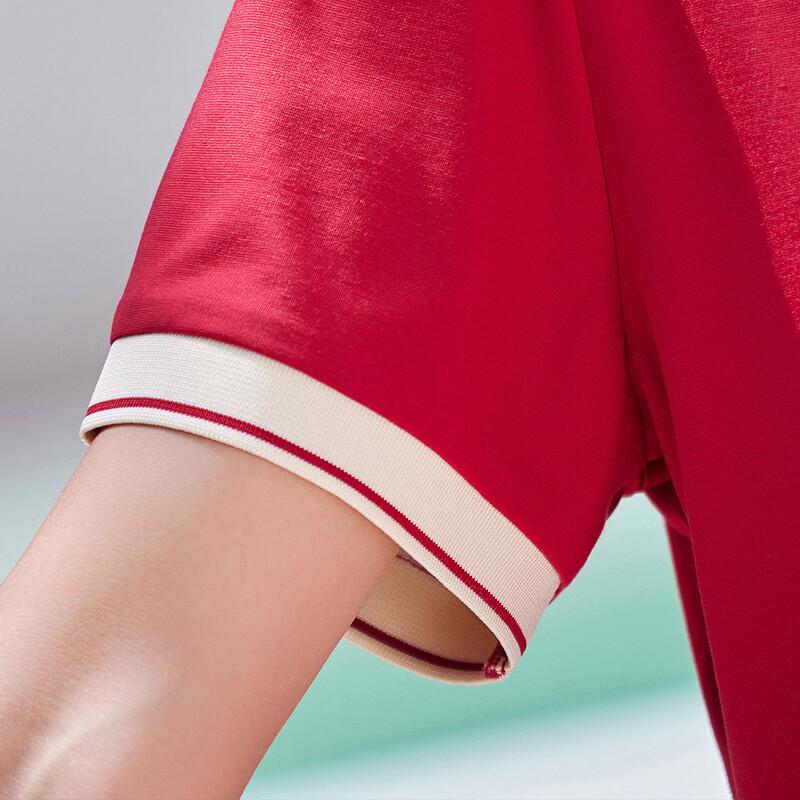 Women's Summer Casual Polo T-Shirt & Pants Set