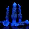 Liquid Silicone Shaped Makeup Simulation Dog Dildo Anal Dilation  Penis  Female Masturbation Product