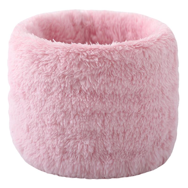 New High Quality Winter Warm Velvet Neck Ring Scarf For Women Men Solid Color Soft Neck Warmer Vintage Circle Snood Scarves
