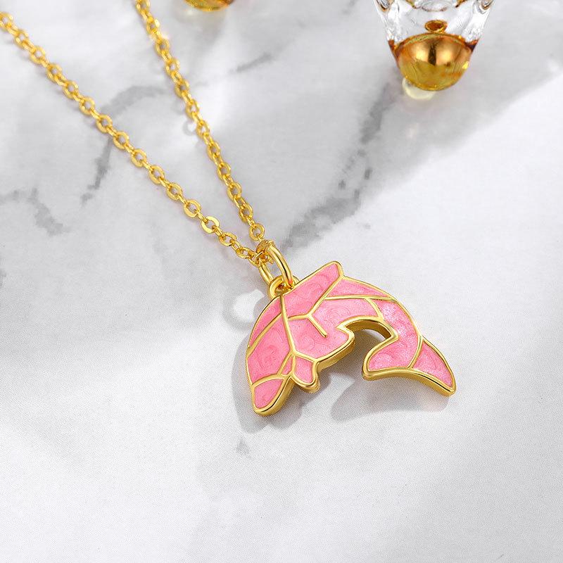 Island Series Dolphin Necklace: Elegant, Cute, and Stylish Clavicle Chain