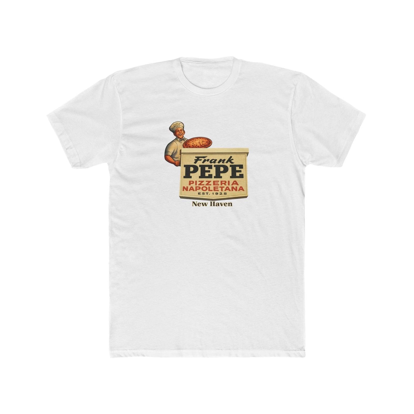 Frank Pepe Modern Apizza New Haven Pizza Restaurant Men s Cotton Crew Tee shirt L