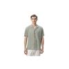 FYLTR Men's Casual Knit Regular Fit Shirt with Spread Collar|Half Sleeve|Textured Patterns