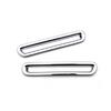 Rear Fog Light Frame Lid Cover Trim For  Honda CRV CR-V 2pcs Chrome