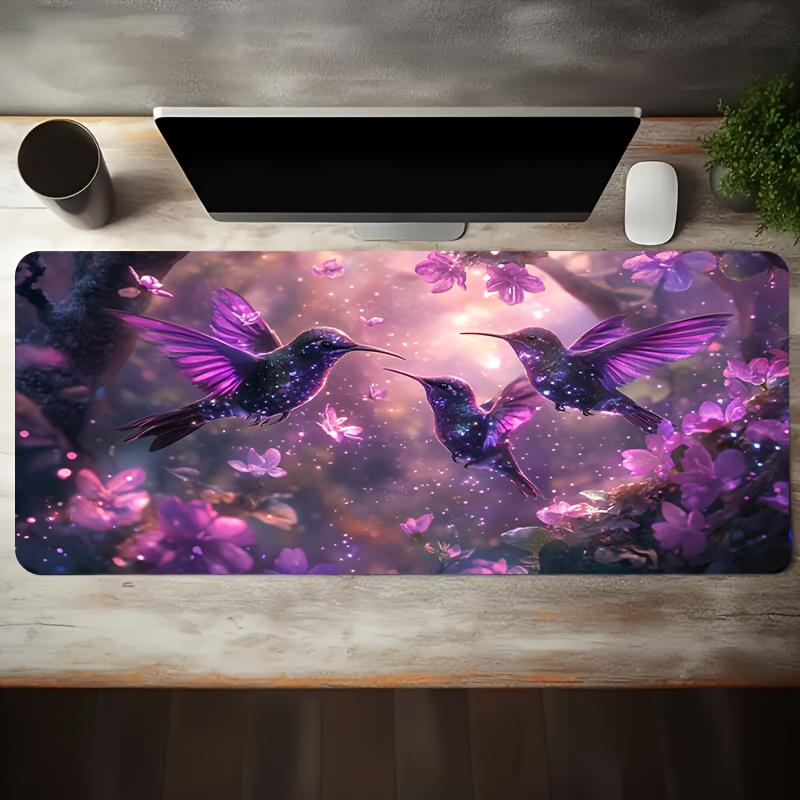 Minimalist Desk Setup Mouse Pad Large Cloth Desk Mat Non Slip Rubber Base for PC Laptop Keyboard Office Use