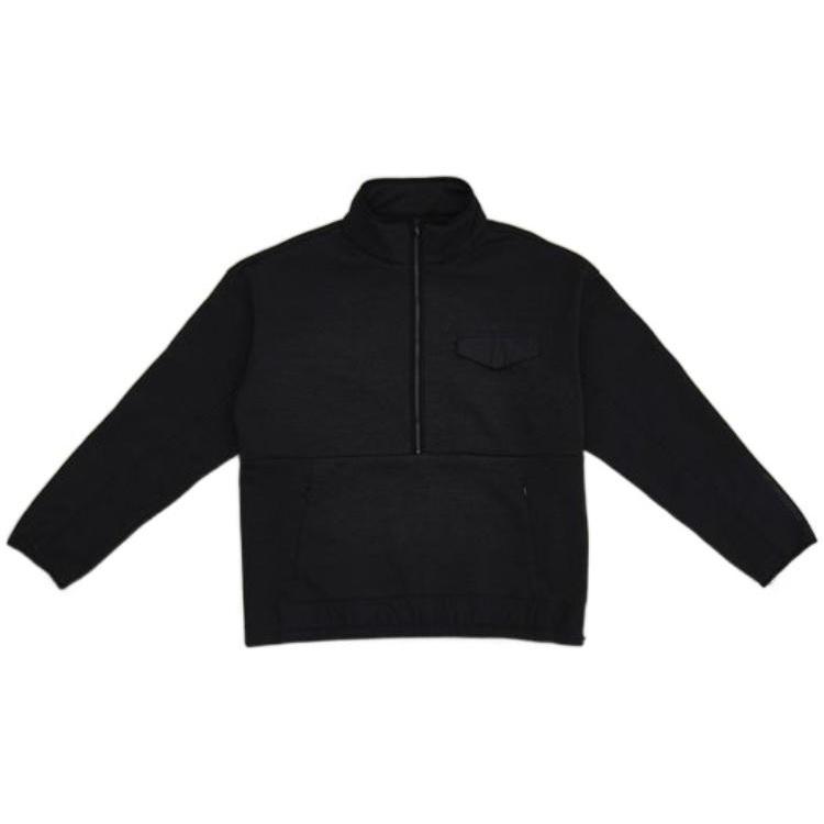 New Balance MET24 Half Zip Pullover Asia Sizing Black Men s AMT25005-BK L