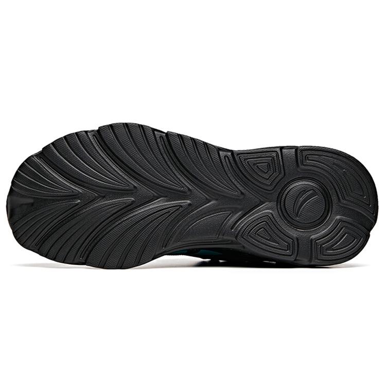 Anta Cushioning Reflective Low top Running Shoes Men's Black Green Blue 912035558-3
