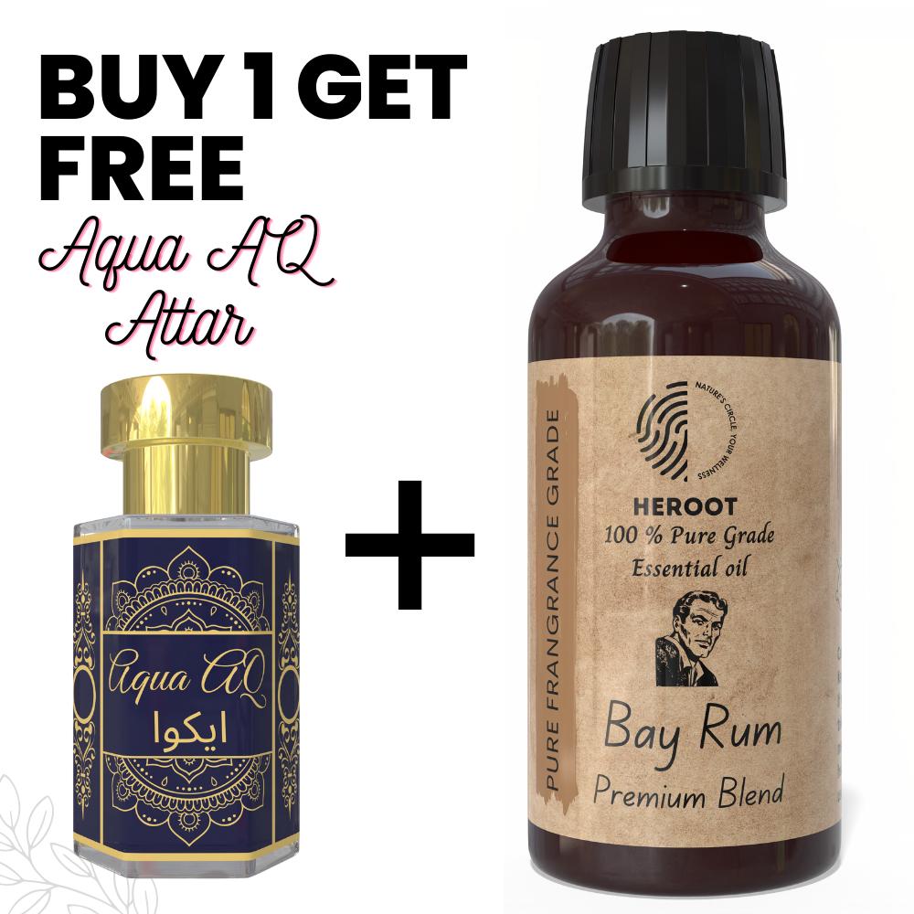 

Эфирное масло Bay Rum 10 мл для ароматерапии и аромата для дома с бесплатным Аттаром 6 мл – Aqua AQ, Dubai Oud, Aura, White Oud