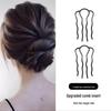 U-Shaped Hairpin Comb: Four-Tooth Lazy Updo Styler for Women
