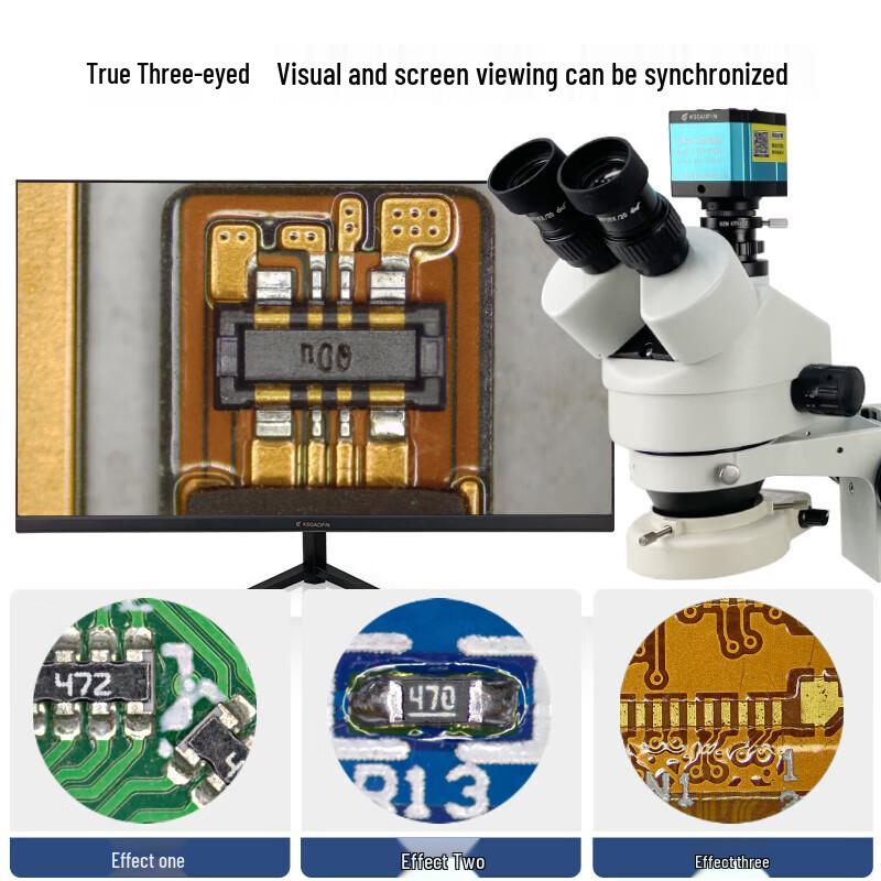 GAOPIN 7-45x Long Arm Stereo Microscope with Digital Output
