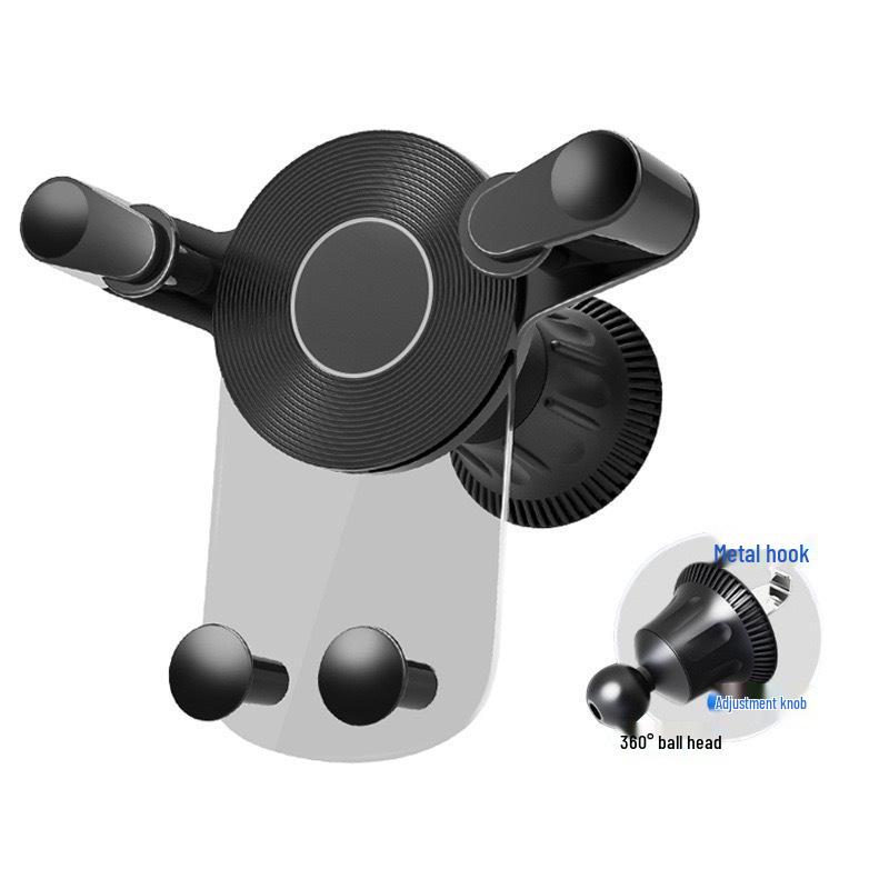 15W Wireless Car Phone Holder & Charger Mount Black