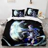 3D Print Genshin Impact Anime Game Bedding Set Double Twin King Duvet Cover Comforter Pillowcase Boys Girls Adults Bedroom