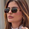 Star Wars Collectors Edition Metal Geometric Sunglasses With Uv400 Protection For Outdoor Activities And Fashion
