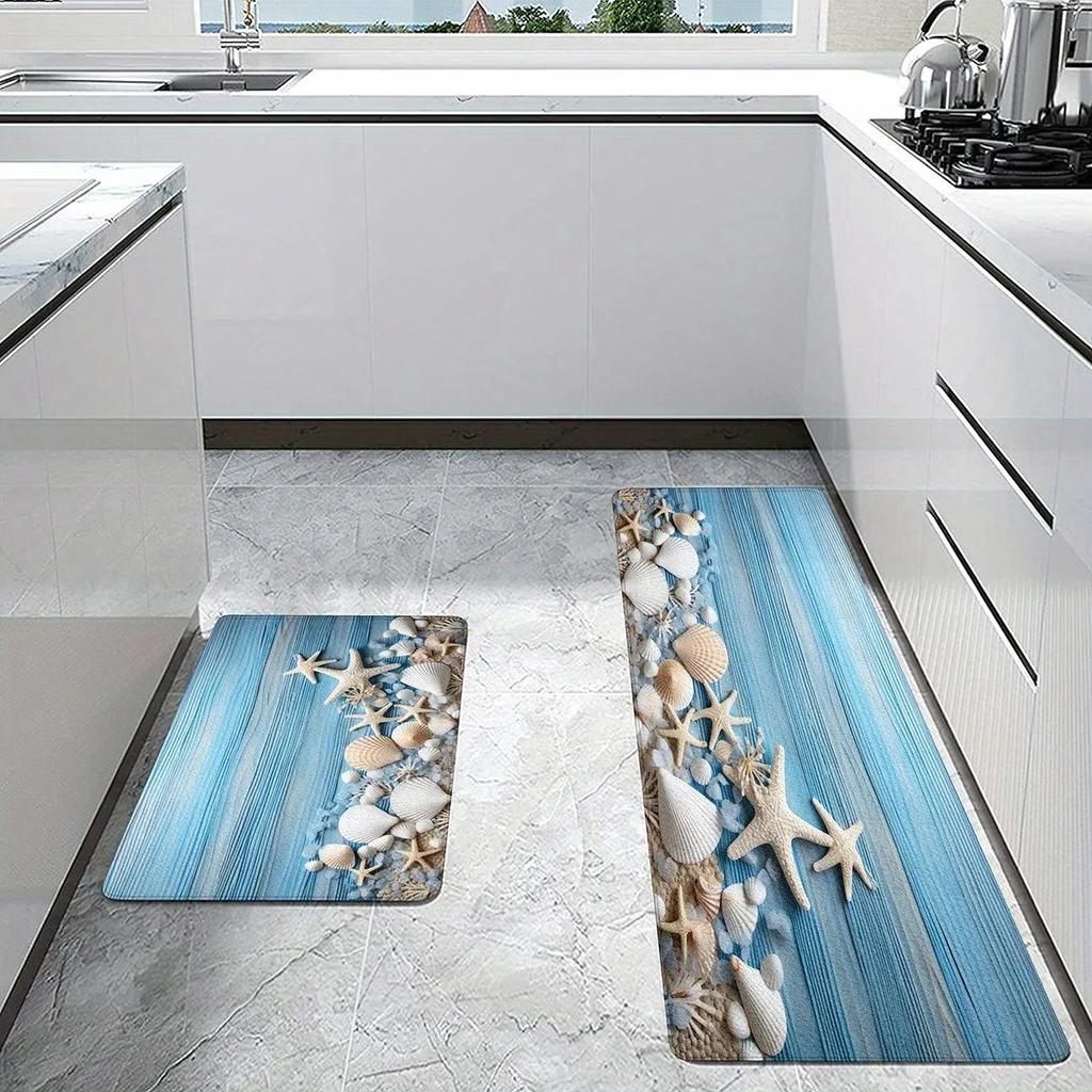 1PC Cute Dog Pattern Kitchen Rugs Non-Slip Home Door Mats Pop design Bathroom Rugs Bath Mat Carpet for Home Sink Laundry Decor