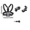 Versatility Camera Accessory Set Chest Mount Harness For Action Cameras Long Screw For Cycling And Sports Shoot