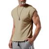 New Summer Vest Men Loose Casual Solid Color Thin T-shirt Men