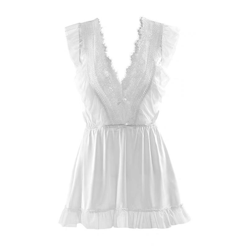Large size erotic underwear lace clothes seductive small breasts sexy pajamas flirting free passion pajamas