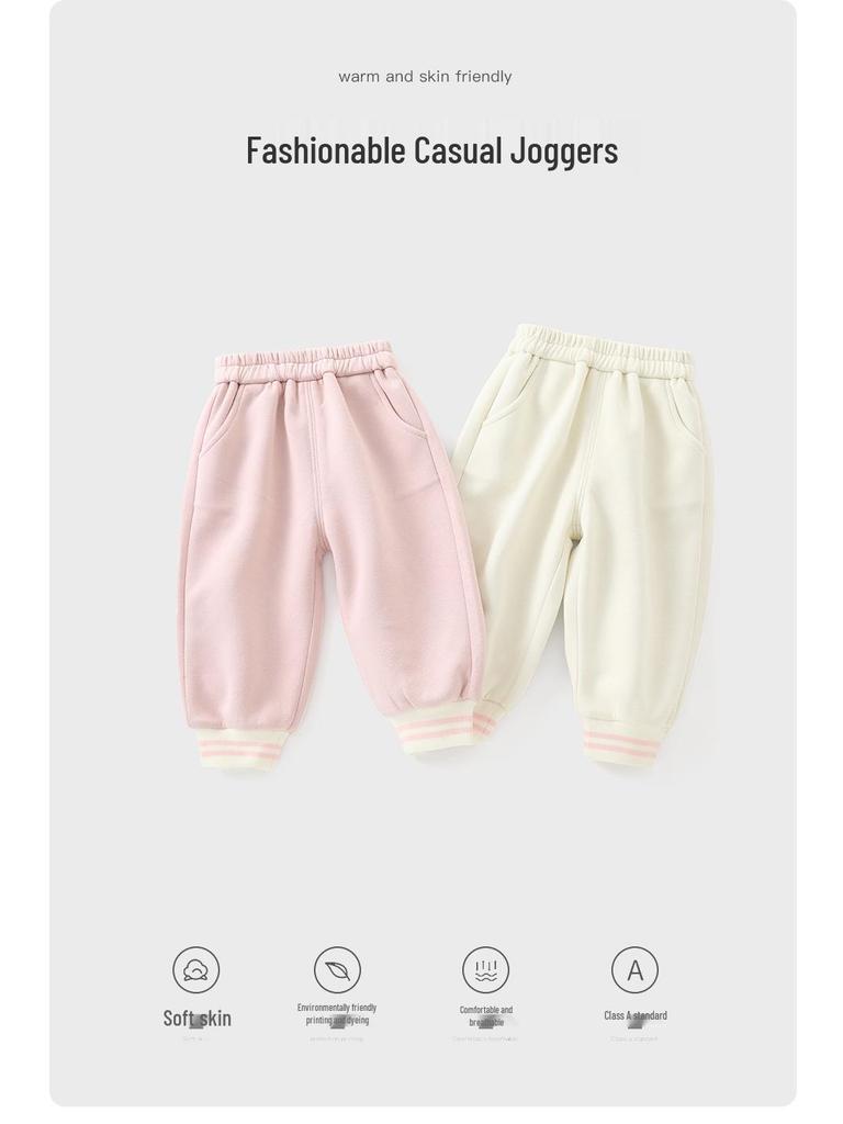Pantalon de jogging style coréen pour filles en bas âge DUUDUU - Collection Printemps 2026