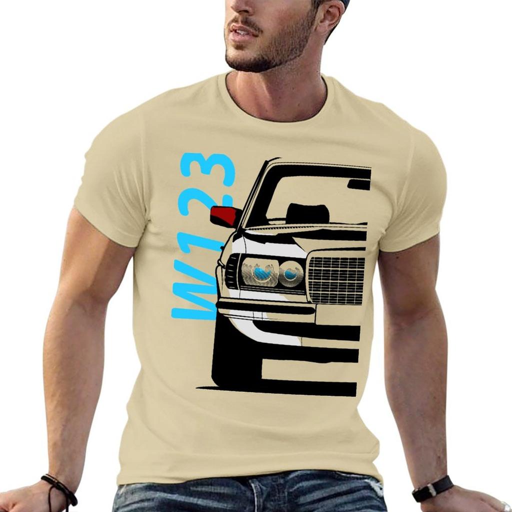 W123 1978 T-shirt sneldrogende shirts grafisch t-shirt T-shirt met korte mouwen mannen