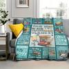 Modern Themed Book Print Plush Blanket, Gift for Friends Who Love Reading Flannel Blanket - Soft And Comfortable, Animal Print, with Inspirational Quo