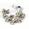 10pcs 8x6mm Screwback Round Head Rivet with Pull Ring Metal Handmade DIY Accessory Nail Heads Stud Leather Craft Screw Rivets