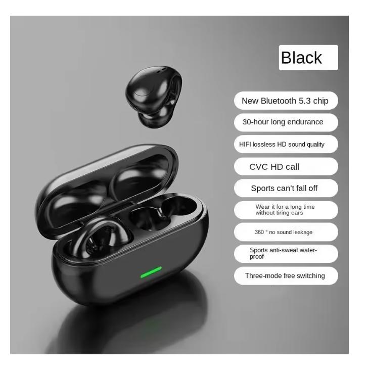 2025 New Original T75 Bone Conduction Wireless Bluetooth 5.3 Headphones Sports Earphones HiFi Sound Quality Waterproof TWS Headset