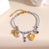 Women's Ocean Series Stainless Steel Woven Rope Bracelet - Summer Fashion Trend