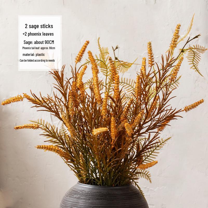 Zen Japanese Retro Black Pottery Vase for Dried Flowers - Large Tabletop Ornament for Living Room or Bedroom