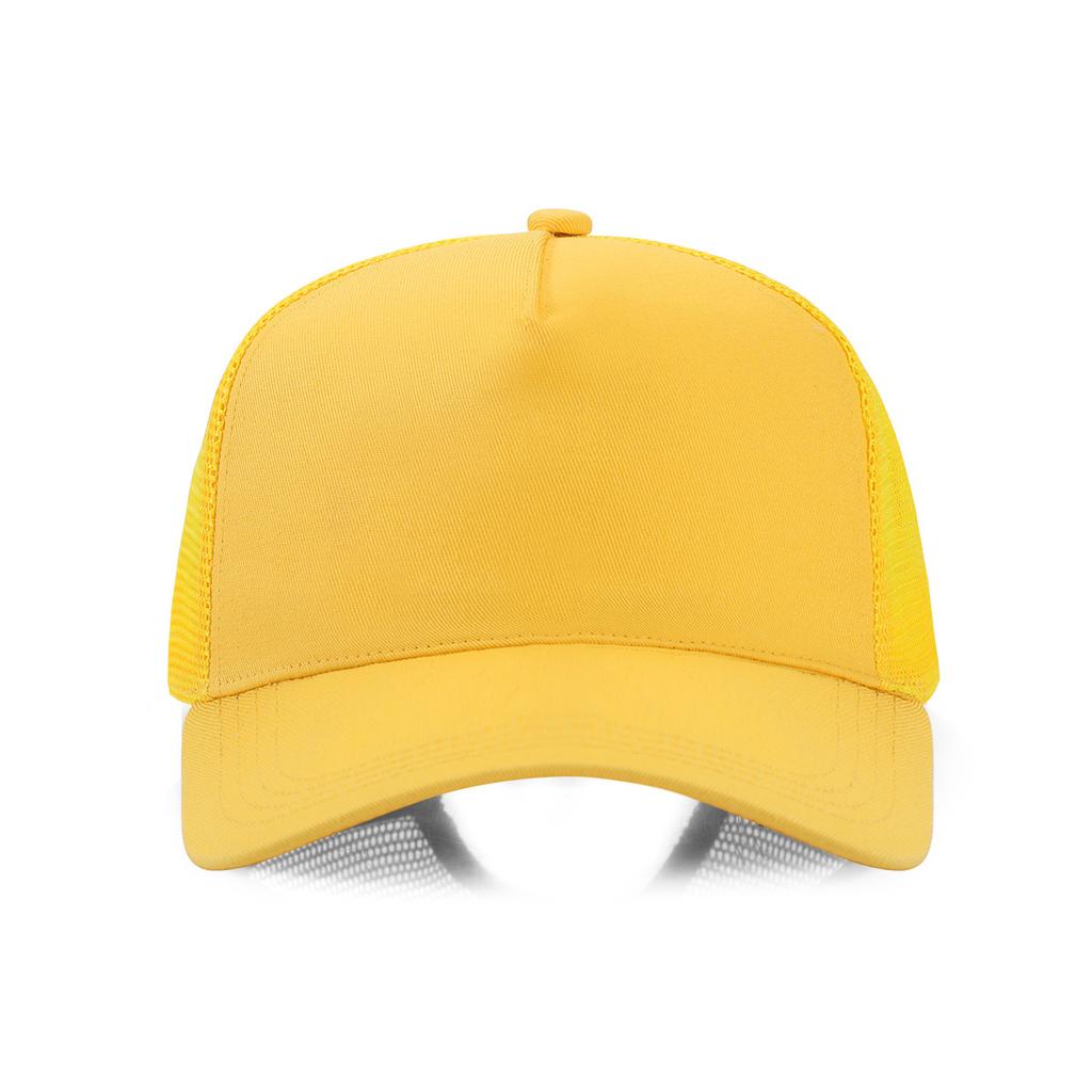 Spot spring and summer five pieces cloth net baseball cap men and women embroidered hat printing LOGO cap