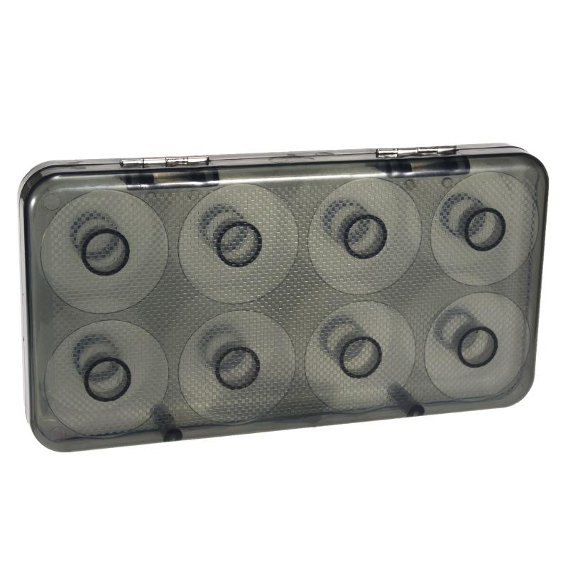 16Pcs Foam Winding Board Fishing Line Shaft Bobbin Spools Tackle Box Red Lines