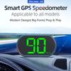 AD GPS Speedometer Km/h with Green Backlight 12V 24V for All Car GPS HUD Digital Speedometer Head Up Display Car Accessories