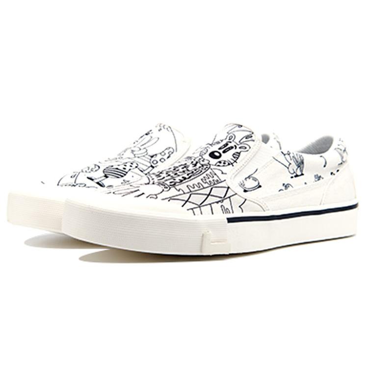 Li Ning Boogle X Steven Harrington Shoes 'White Black' AECR057-3