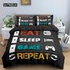 Game Handle Bedding Set Luxury Duvet Cover with Pillowcase Quilt Cover Queen King Bedding Cartoons Kids Boys Bed Cover Set Green