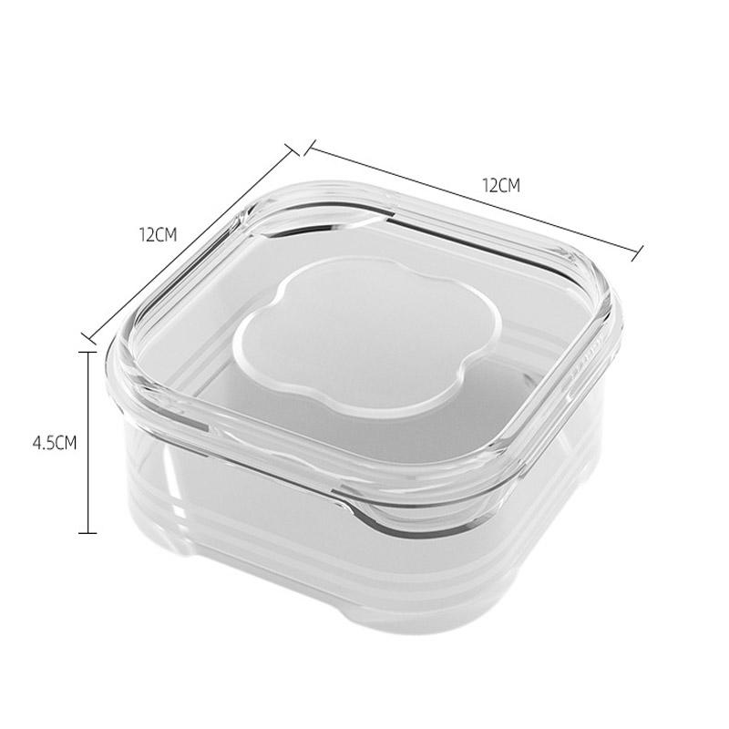 

Fridge Storage Box Food Fresh Refrigerator Door Organizer Bins Shelf Basket Fruit Spice Food Container Kitchen Case Accessories 350ml