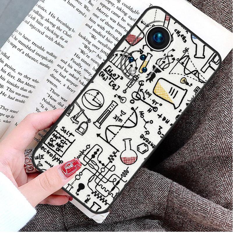 Science Chemistry Formulas Case For Honor Magic 6 Pro 50 70 90 X6 X7 X8 X9 X6a X7a X8a X9a X8b X9b Magic 5 Lite Cover