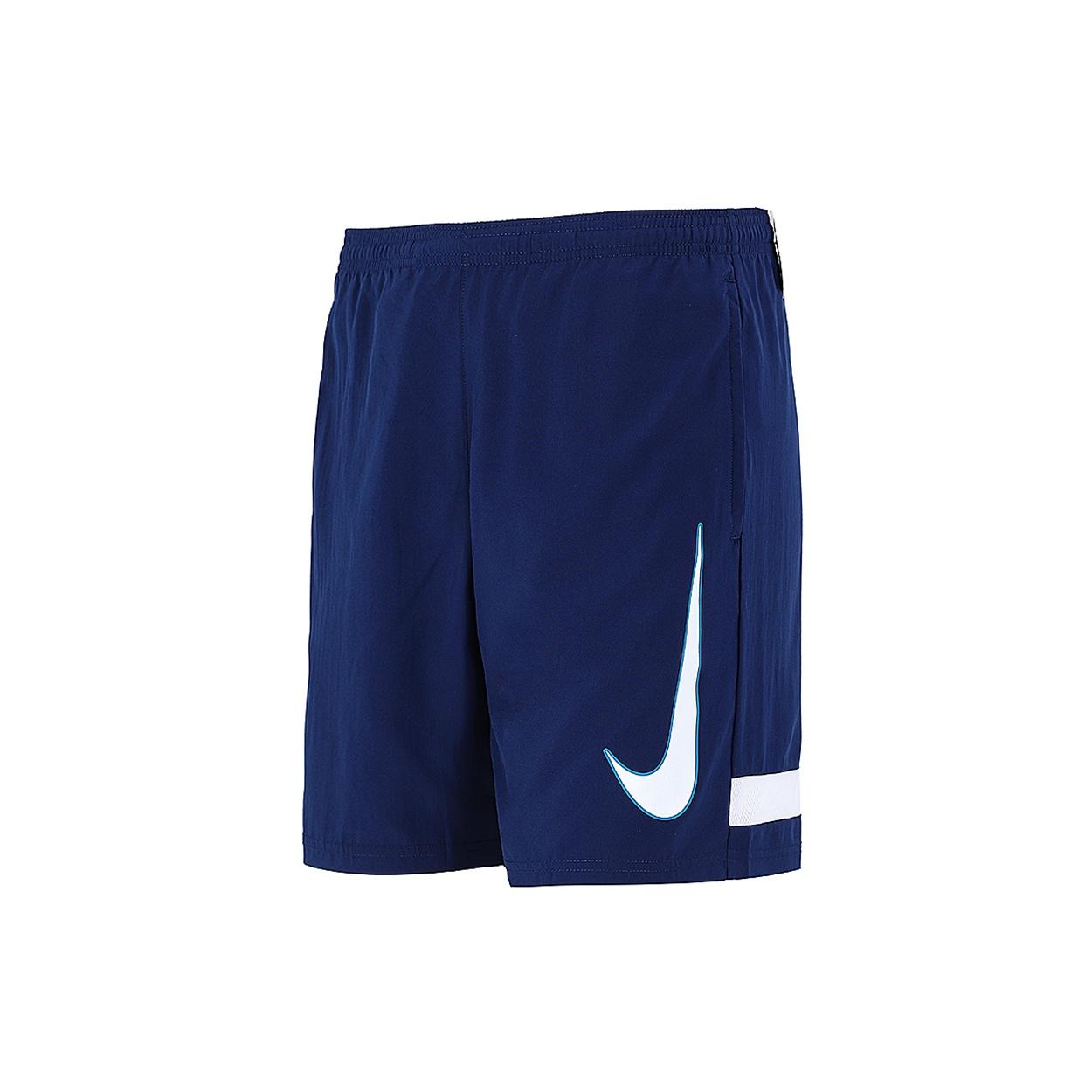 Nike Logo Printing Training Sports Quick Dry Breathable Shorts Blue Men s CV1468-492 L