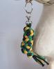 Rope Lead for Hobby Horse - Mustard/green/bottle Green